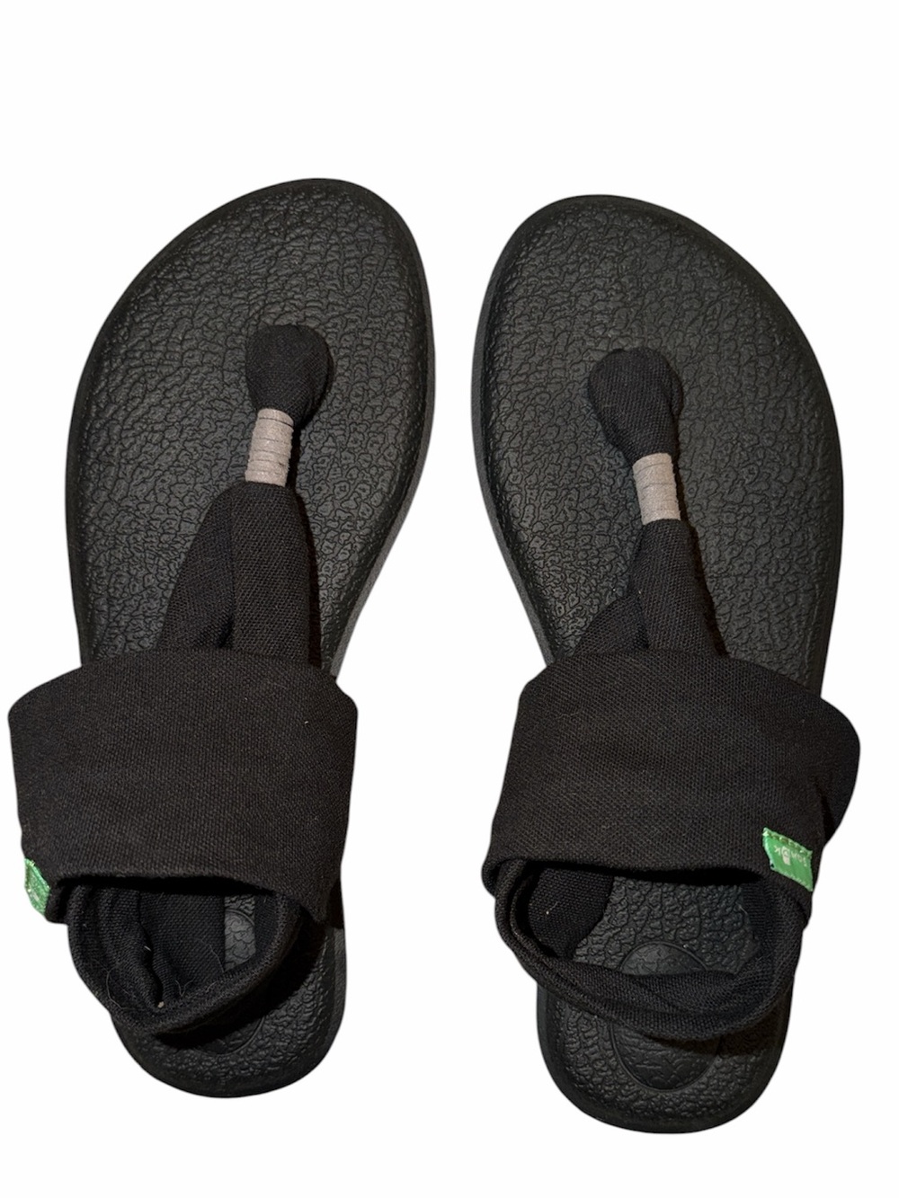 Sanuk Yoga Sling Sandal Women’s Size 7 New Without Tags Comfort Travel Black